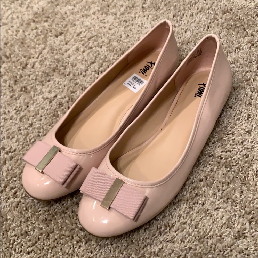 Pink Bow Flats